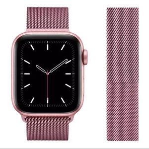 🎉Pink Milanese loop band for Apple iWatch